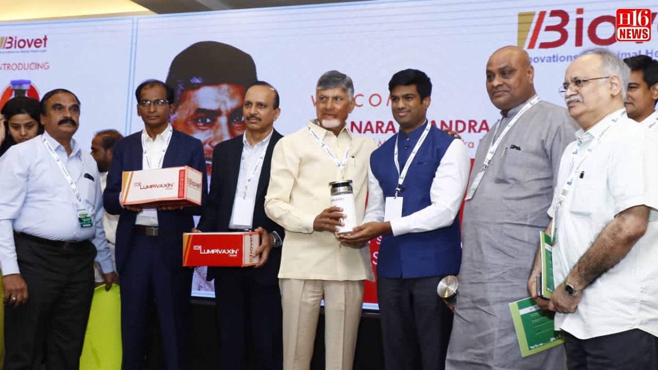 AP CM Chandrababu Naidu Launches Biovet's Lumpy Skin Disease Vaccine Biolumpivaxin